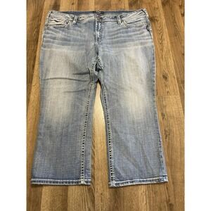 Silver Jeans, Women's Size 24/22.5, Blue, Denim, Medium Wash, Pockets, SUKI